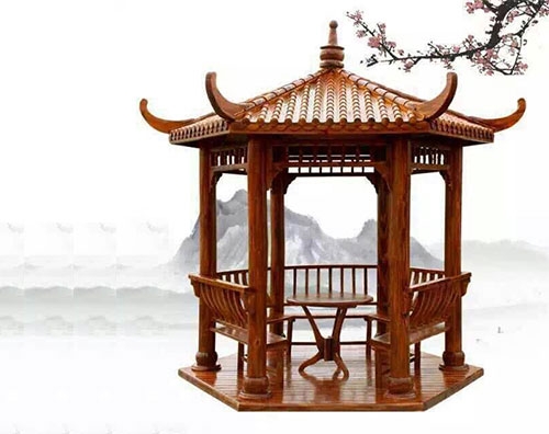 防腐木凉亭